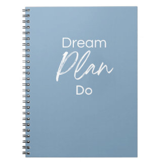 Caderno Espiral Dream. Plan. Do. – Motivational Notebook for Goal