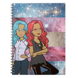 Caderno Espiral DreamsIntoRealityComics Altera a Arte do Cobrir Eg