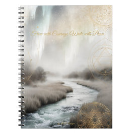Caderno Espiral Dreamwoven Guardians Journal – Sacred River Light