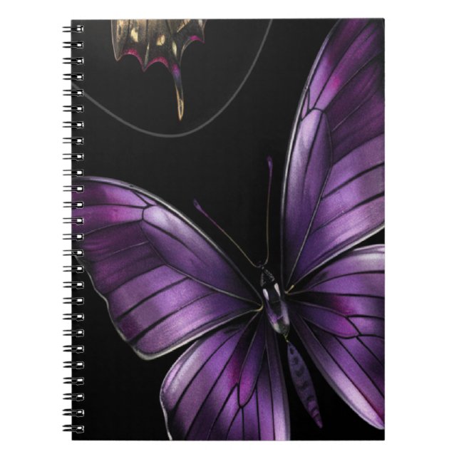 Caderno Espiral Dreamy Butterfly Pattern (Frente)