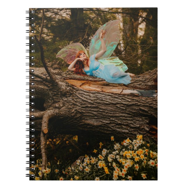 Caderno Espiral Dreamy Fairy em Fallen Tree - Notebook (Frente)