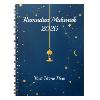 Caderno Espiral Dreamy Starry Night Islamic