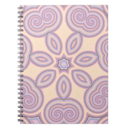 Caderno Espiral Dreamy Swirls - Padrão Psicodélico Pastel