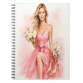 Caderno Espiral Dreamy Watercolor Bride