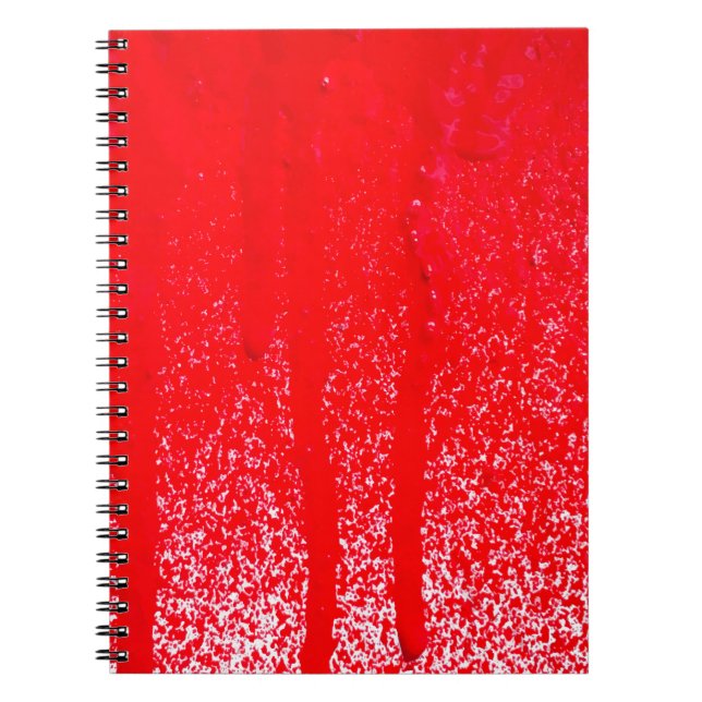 Caderno Espiral dripping blood (Frente)