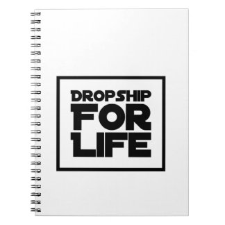 Caderno Espiral Dropship for Life
