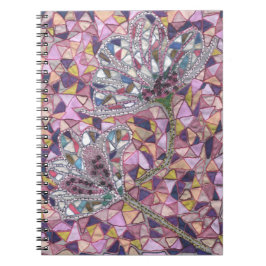Caderno Espiral Duas flores