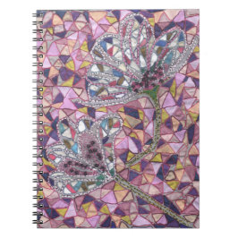 Caderno Espiral Duas flores