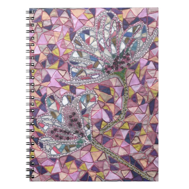 Caderno Espiral Duas flores (Frente)