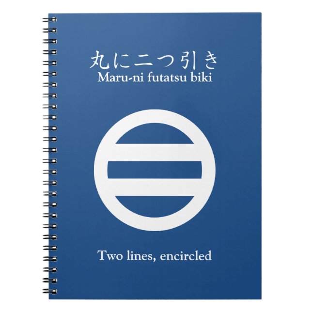Caderno Espiral Duas linhas cercadas (Frente)