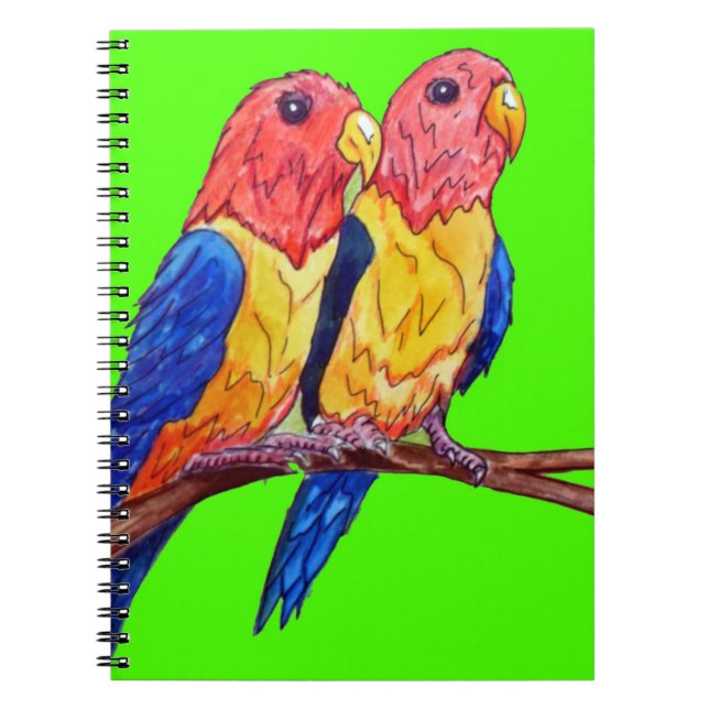 Caderno Espiral Duas partes em um perch (Frente)