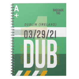 Caderno Espiral Dublin - Diário Viagem