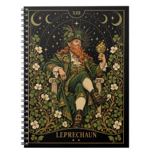 Caderno Espiral Duende, Arte do Tarot Starlit