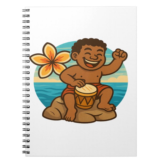 Caderno Espiral Dumi Ocean Drummer (Frente)