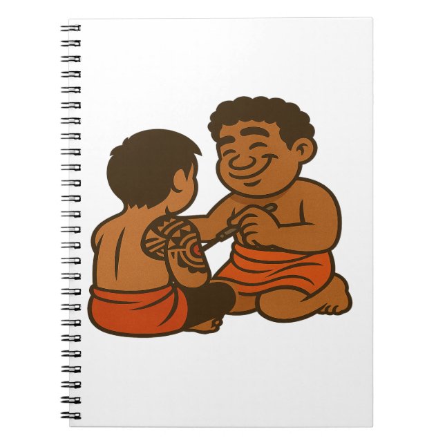 Caderno Espiral Dumi Tatau Artist (Frente)