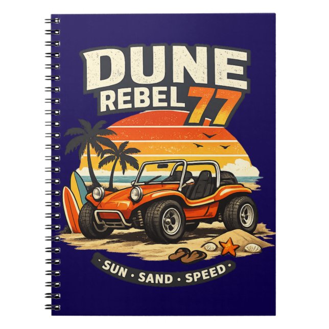 Caderno Espiral Dune Rebel 77 Beach Buggy (Frente)
