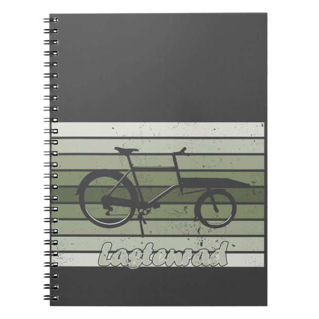 Caderno Espiral duradouro, Retro, Cargobike (Frente)