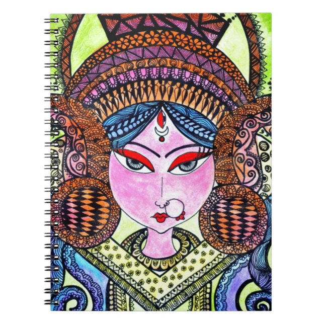 Caderno Espiral Durga Maa (Frente)