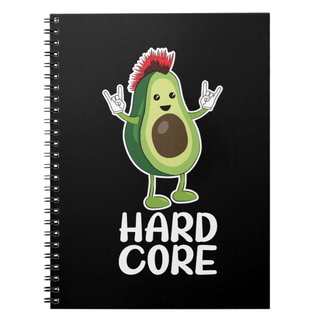 Caderno Espiral Duro Core Avocado Funny (Frente)