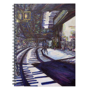 Caderno Espiral Dusting the Piano