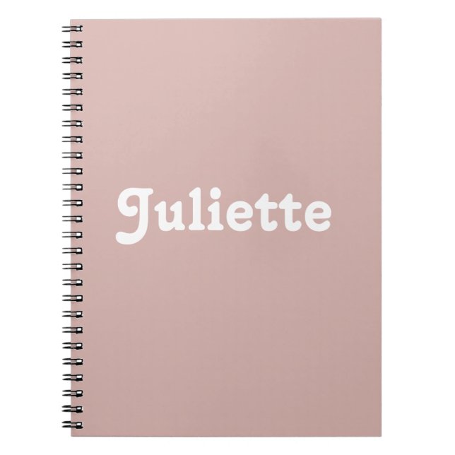 Caderno Espiral Dusty Blush (Frente)