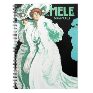 Caderno Espiral  E. A. Mulheres de branco