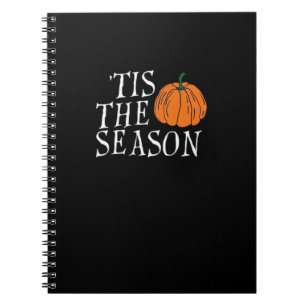 Caderno Espiral É a Temporada Cute Abóbora de Halloween