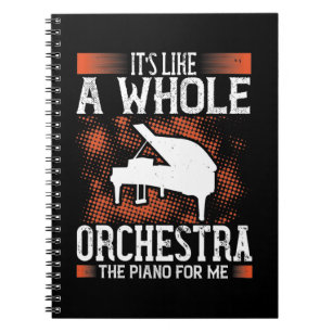 Caderno Espiral É Como Uma Orquestra Inteira, O Piano Para Mim
