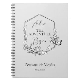 Caderno Espiral E Então A Aventura Começa A Planejar Casamentos