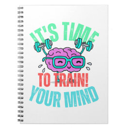 Caderno Espiral É hora de treinar sua mente