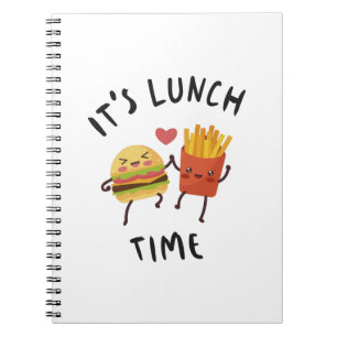 Caderno Espiral É hora do almoço
