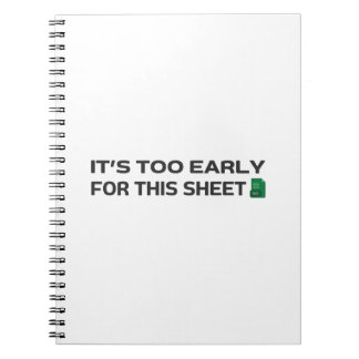 Caderno Espiral É muito cedo para esta Folha