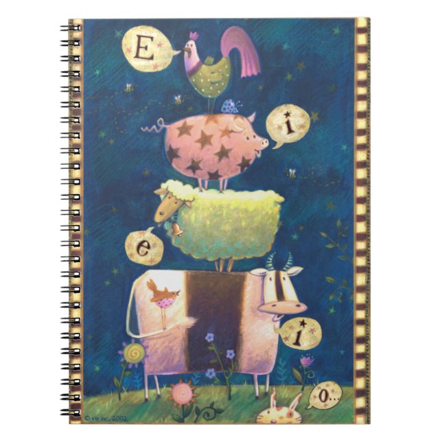 Caderno Espiral E nesta fazenda (Frente)