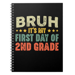 Caderno Espiral É o meu primeiro dia de segundo de volta à escola