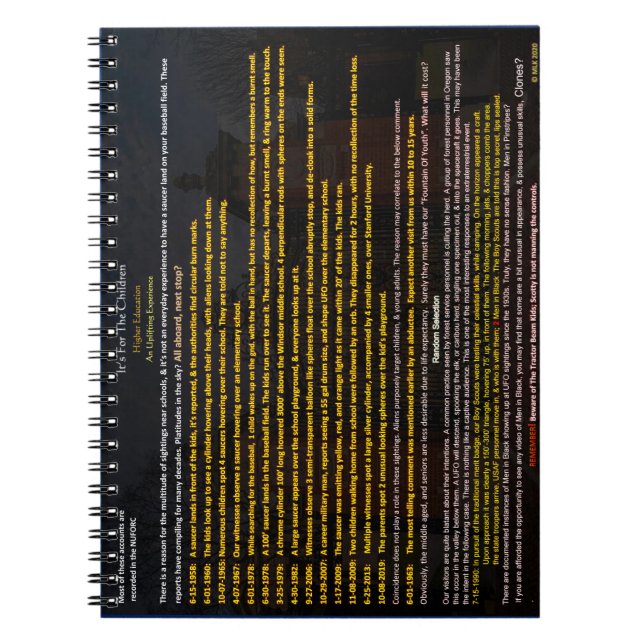 Caderno Espiral É pelos filhos (Frente)