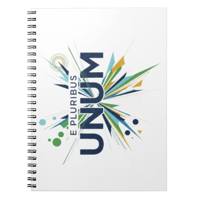 Caderno Espiral E Plugribus Unum (Frente)