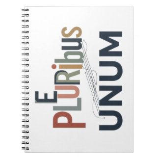 Caderno Espiral "E Pluribus Unum" - Design para Unidade