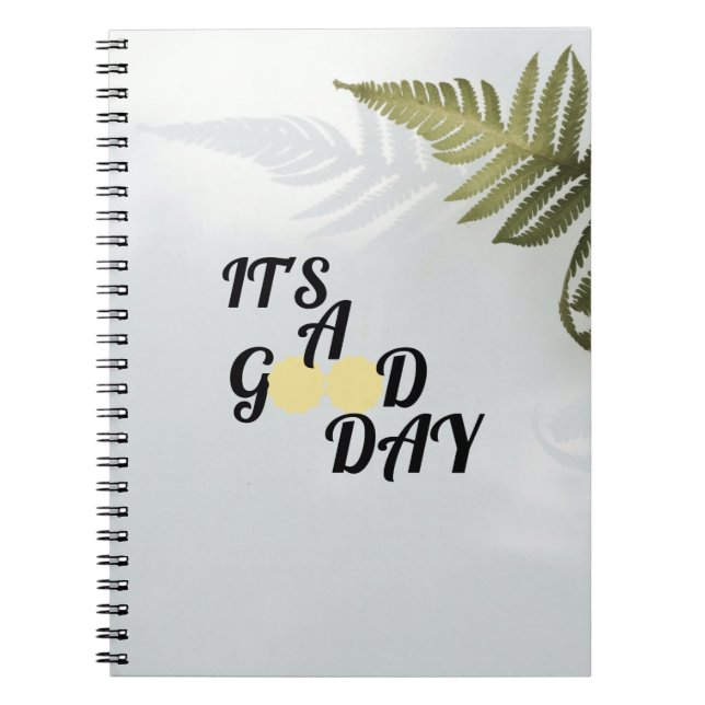 Caderno Espiral É um bom dia (Frente)