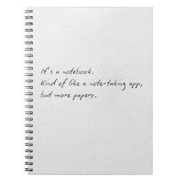 Caderno Espiral é um notebook