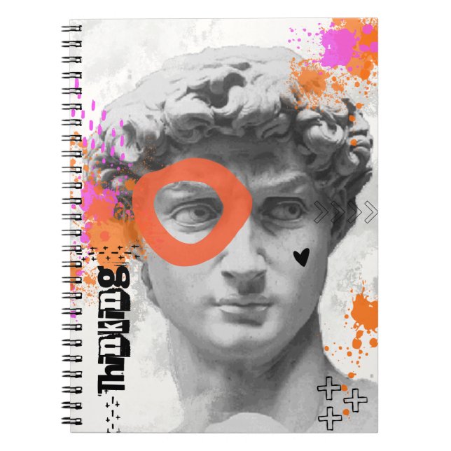 Caderno Espiral É uma coisa de Arte | Diário de Notas (Frente)