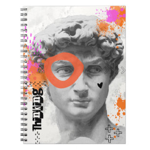 Caderno Espiral É uma coisa de Arte   Diário para notebook