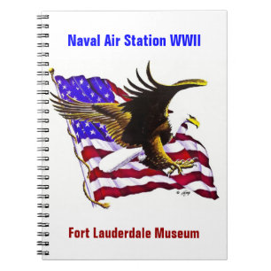 Caderno Espiral Eagle & bandeira