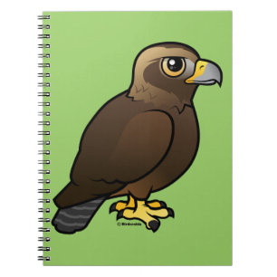 Caderno Espiral Eagle dourado