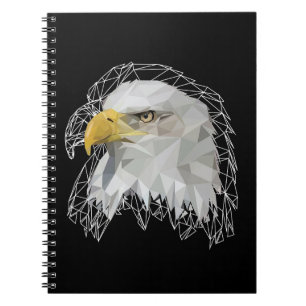Caderno Espiral Eagle Lowpoli