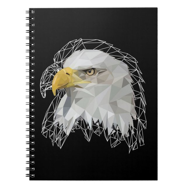 Caderno Espiral Eagle Lowpoli (Frente)