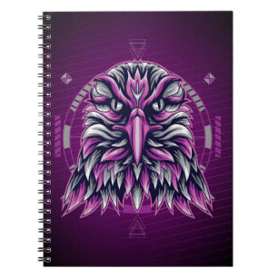 Caderno Espiral Eagle Purple Geométrico