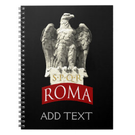 Caderno Espiral Eagle romano feito sob encomenda
