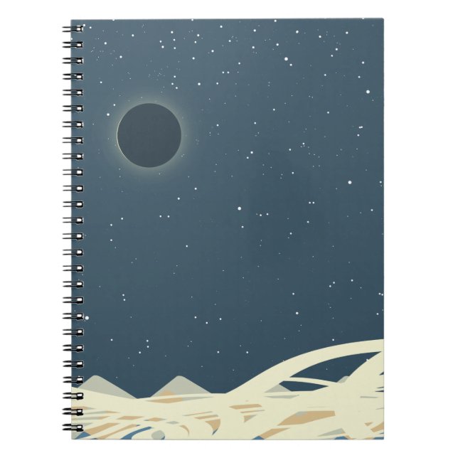 Caderno Espiral Eclipse de arte solar com notebook "Cobra" (Frente)
