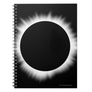 Caderno Espiral Eclipse solar com corona