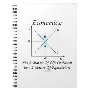 Caderno Espiral Economia Não É Matéria De Equilíbrio De Vida O